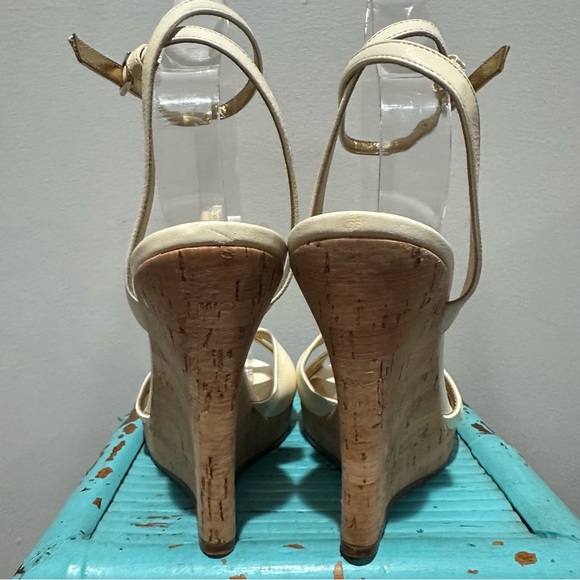 Kate Spade Wedge Ankle Strap Sandal Size 8 - Picture 4 of 16